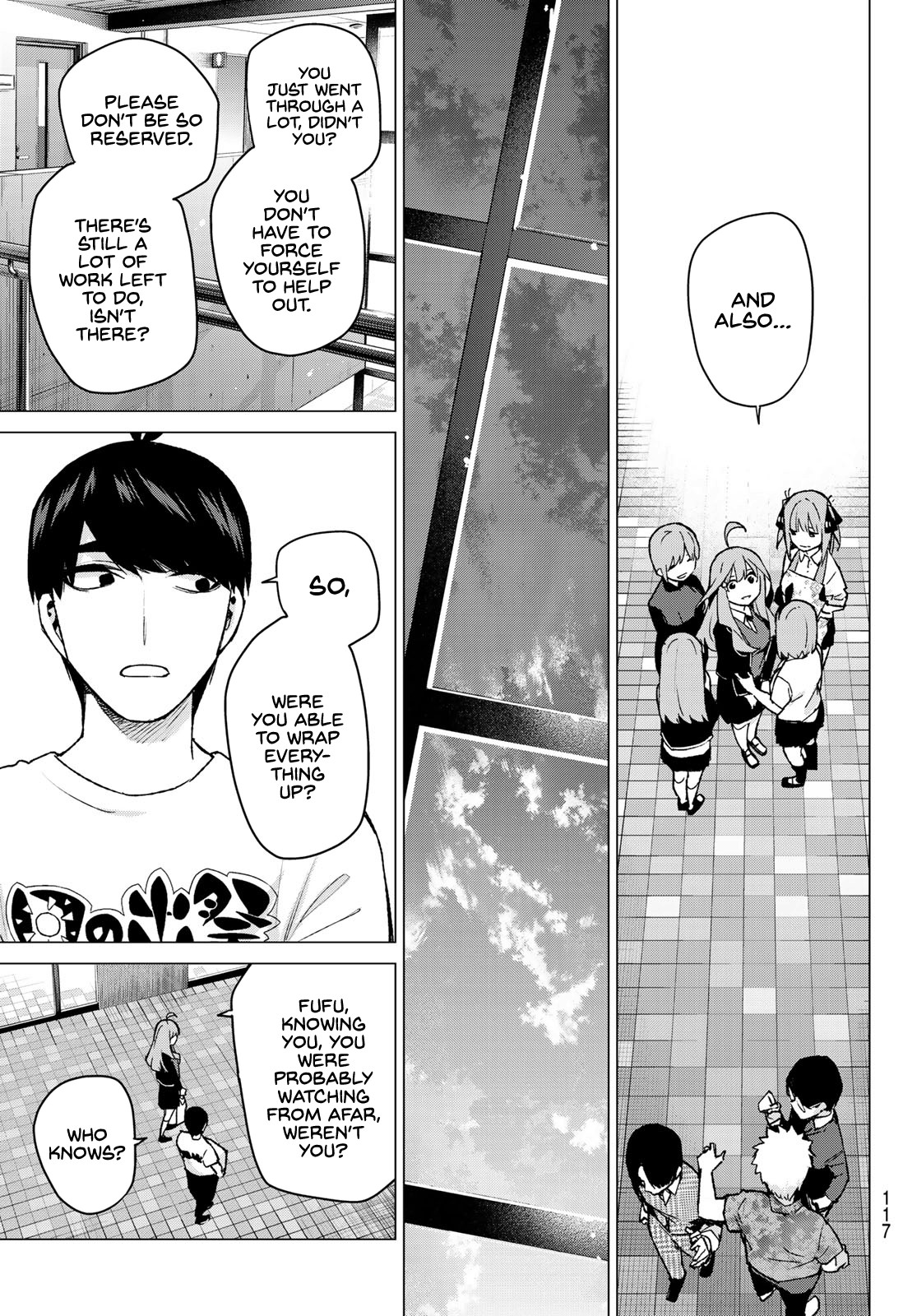 Go-Toubun no Hanayome Chapter 111 page 13 - Chapter 111: The Last Festival - Itsuki's Side ③