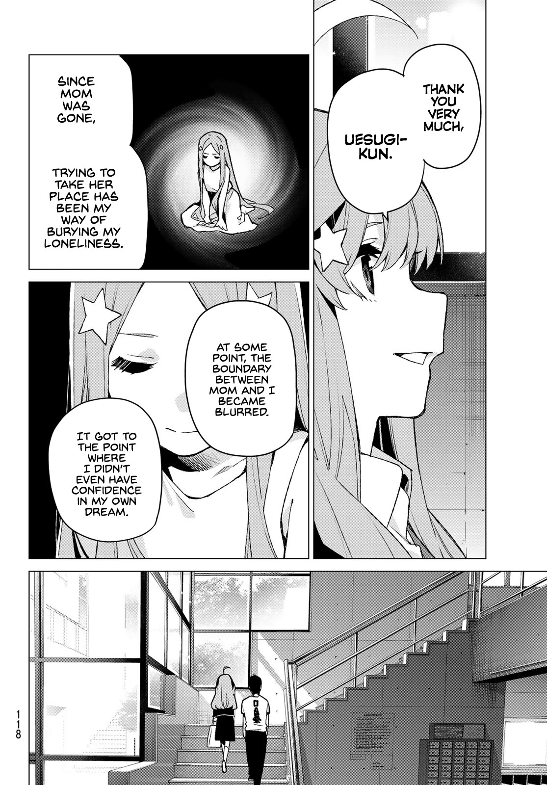 Go-Toubun no Hanayome Chapter 111 page 14 - Chapter 111: The Last Festival - Itsuki's Side ③
