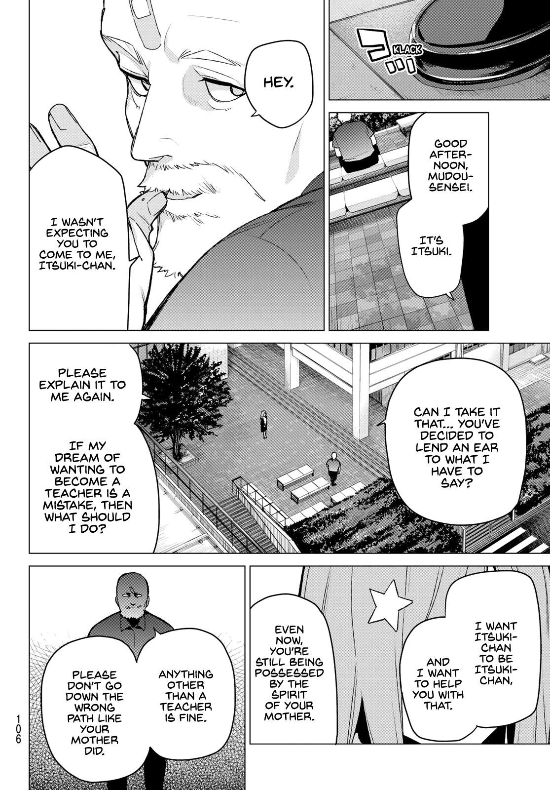 Go-Toubun no Hanayome Chapter 111 page 2 - Chapter 111: The Last Festival - Itsuki's Side ③