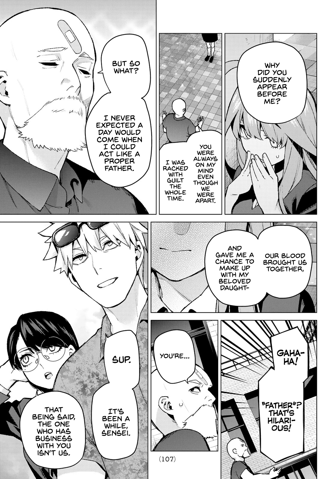 Go-Toubun no Hanayome Chapter 111 page 3 - Chapter 111: The Last Festival - Itsuki's Side ③