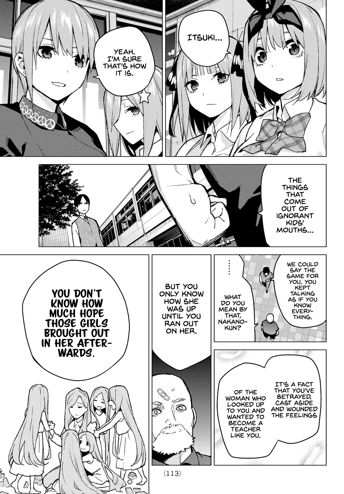 Go-Toubun no Hanayome Chapter 111 page 9 - Chapter 111: The Last Festival - Itsuki's Side ③