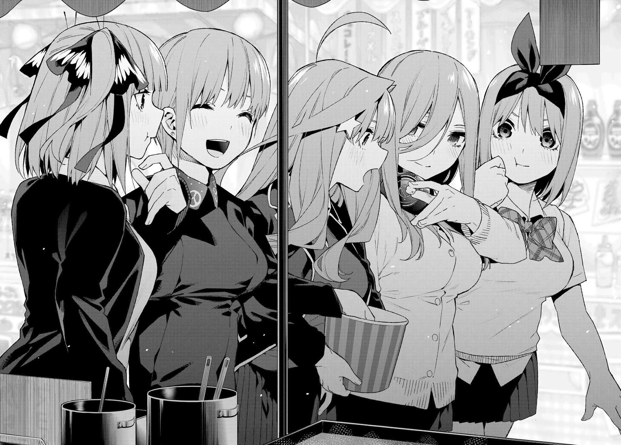 Go-Toubun no Hanayome Chapter 112 page 12 - Chapter 112: The Last Festival - The Quintuplets' Side