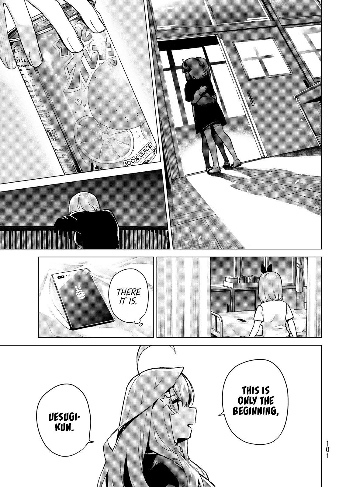 Go-Toubun no Hanayome Chapter 113 page 17 - Chapter 113: The Last Festival - Fuutarou's Side