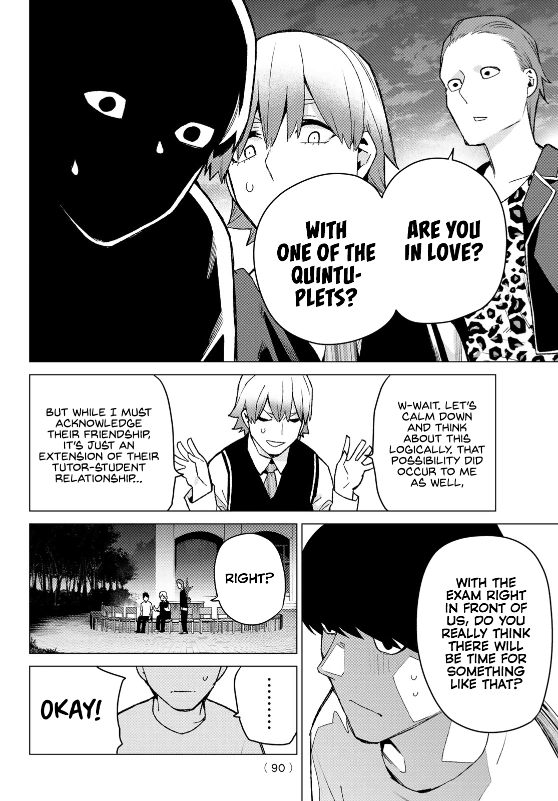 Go-Toubun no Hanayome Chapter 113 page 6 - Chapter 113: The Last Festival - Fuutarou's Side