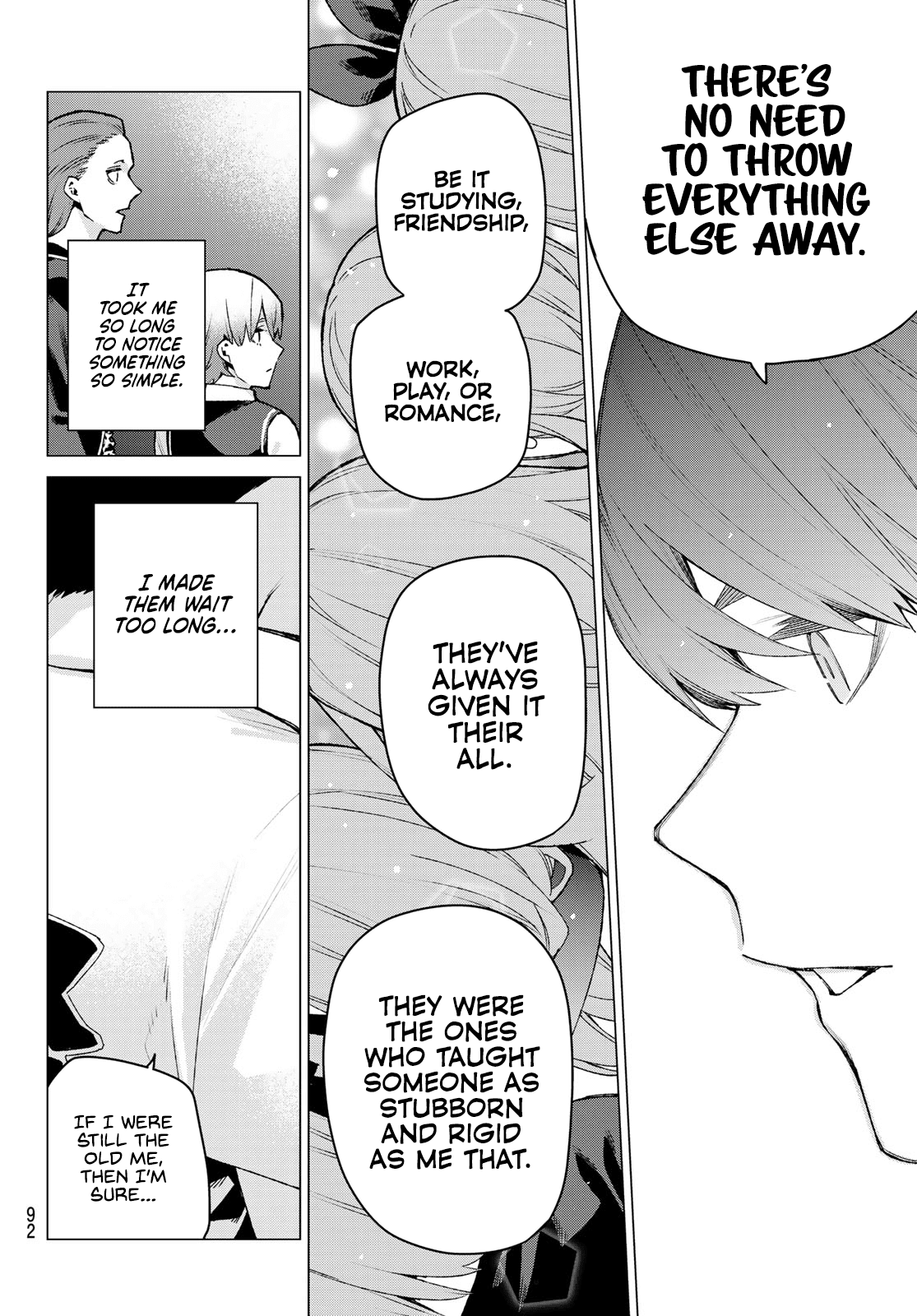 Go-Toubun no Hanayome Chapter 113 page 8 - Chapter 113: The Last Festival - Fuutarou's Side