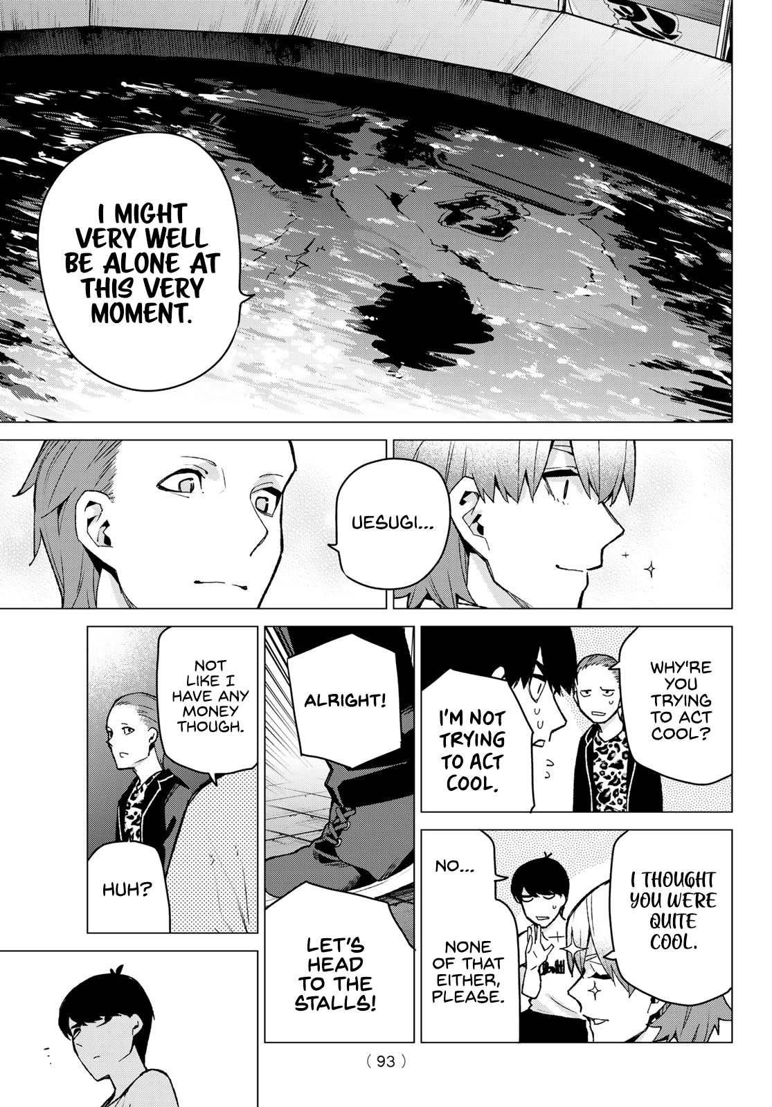 Go-Toubun no Hanayome Chapter 113 page 9 - Chapter 113: The Last Festival - Fuutarou's Side