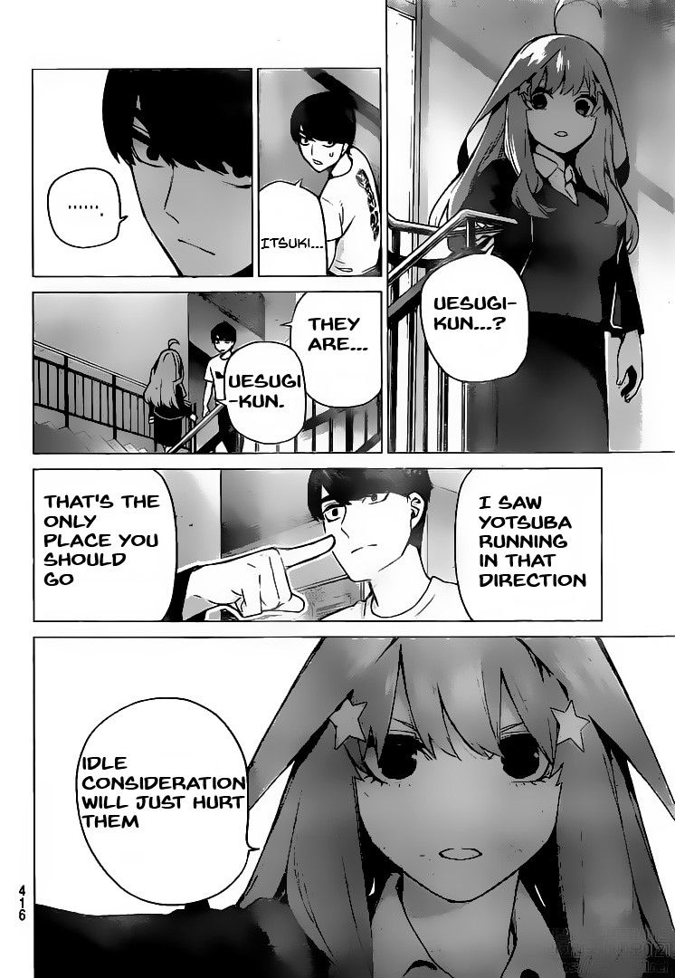 Go-Toubun no Hanayome Chapter 114 page 10 - Chapter 114: The Last Festival - Fuutarou’s Side ②