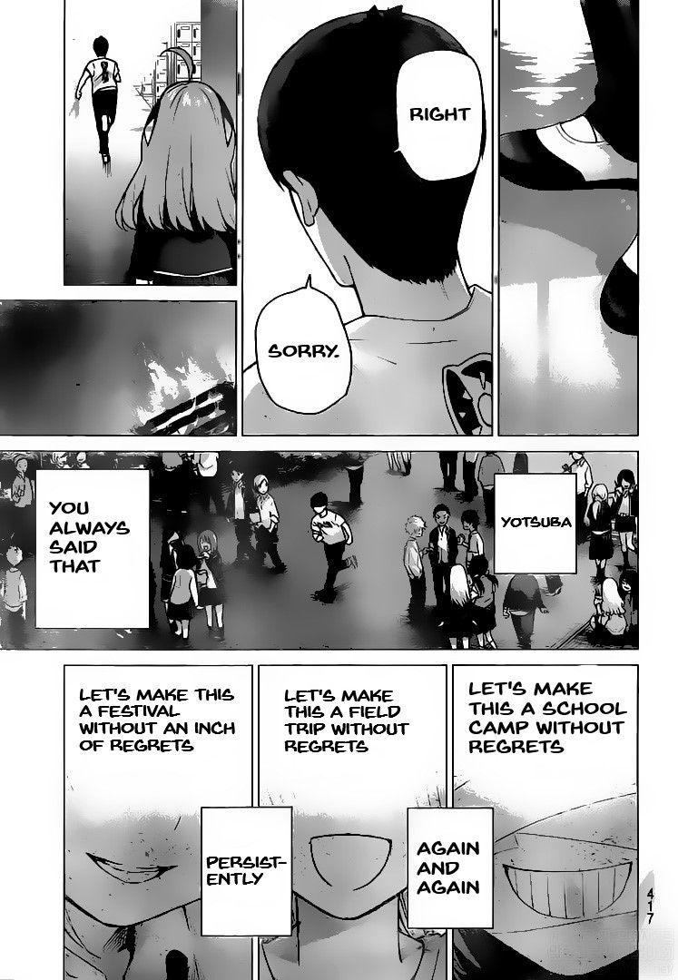 Go-Toubun no Hanayome Chapter 114 page 11 - Chapter 114: The Last Festival - Fuutarou’s Side ②