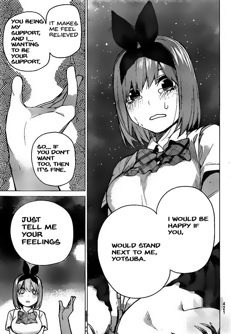 Go-Toubun no Hanayome Chapter 114 page 15 - Chapter 114: The Last Festival - Fuutarou’s Side ②
