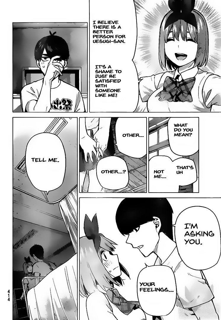 Go-Toubun no Hanayome Chapter 114 page 8 - Chapter 114: The Last Festival - Fuutarou’s Side ②