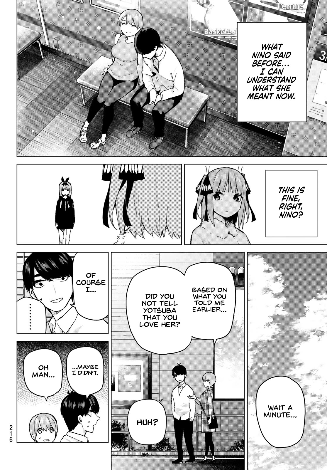 Go-Toubun no Hanayome Chapter 115 page 10 - Chapter 115: The Five's Morning