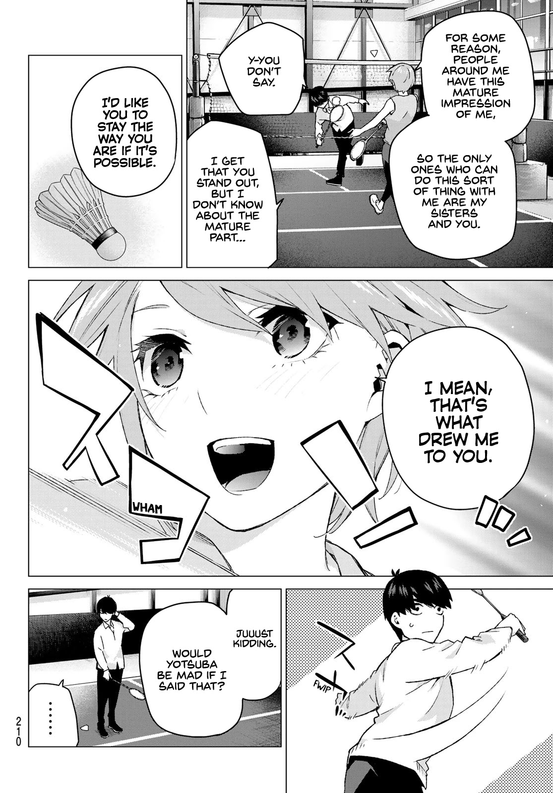 Go-Toubun no Hanayome Chapter 115 page 4 - Chapter 115: The Five's Morning