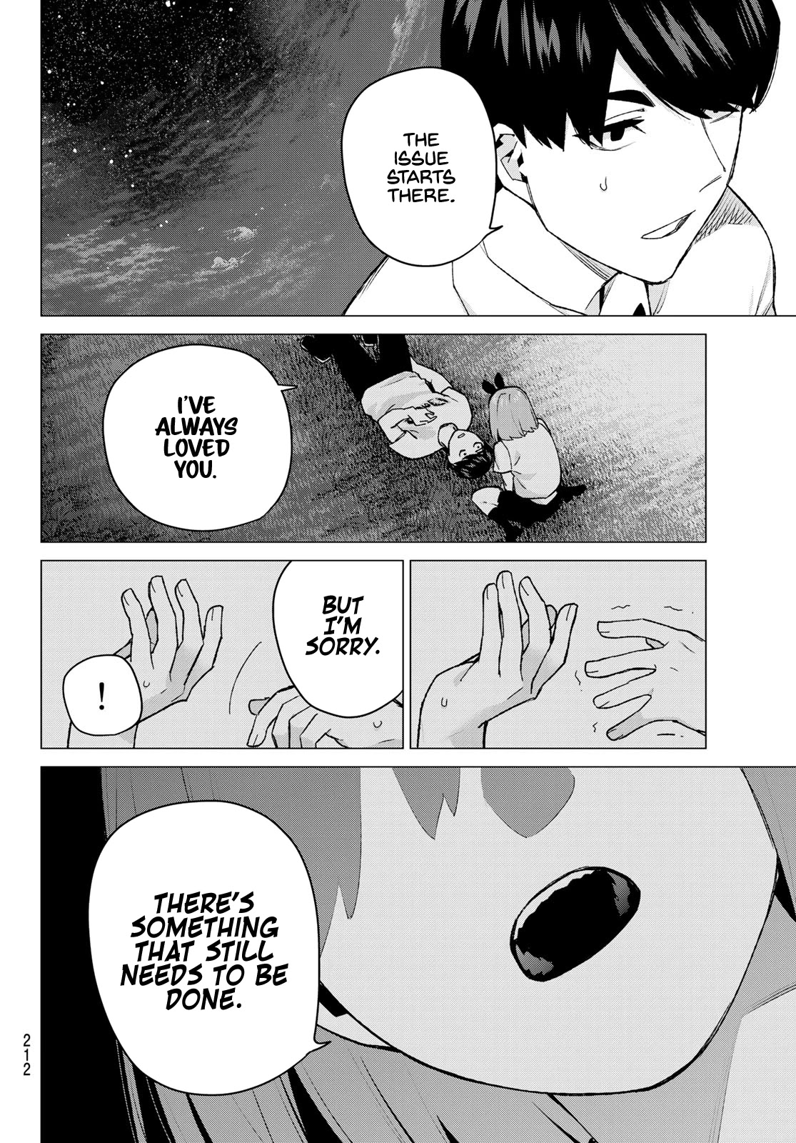 Go-Toubun no Hanayome Chapter 115 page 6 - Chapter 115: The Five's Morning