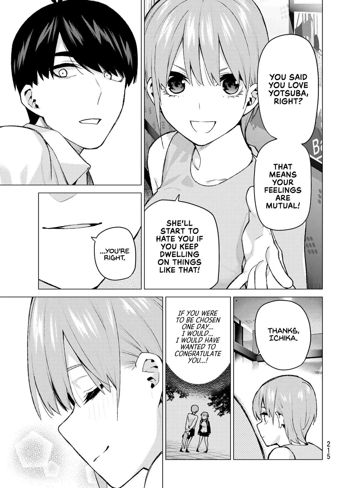 Go-Toubun no Hanayome Chapter 115 page 9 - Chapter 115: The Five's Morning