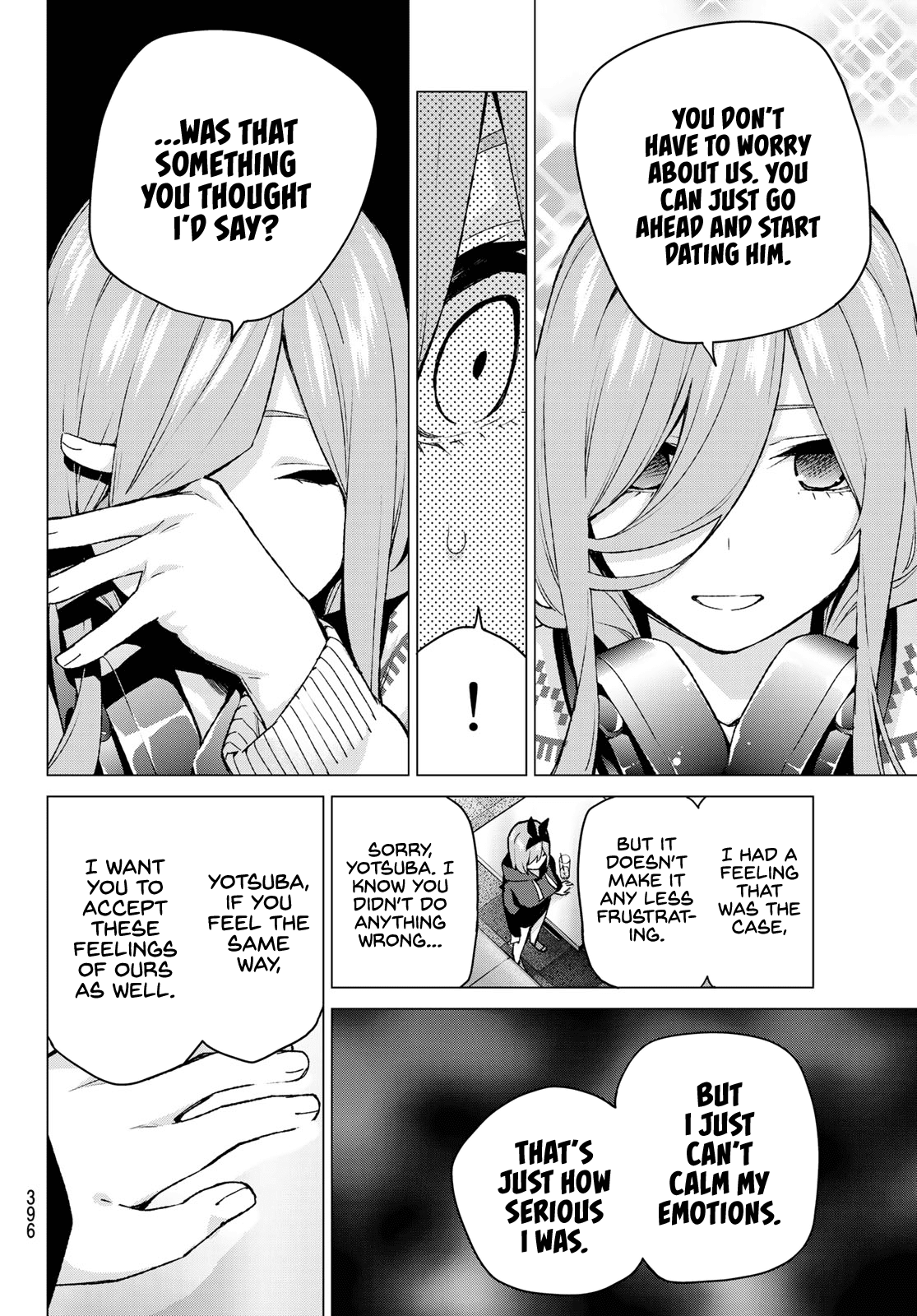 Go-Toubun no Hanayome Chapter 116 page 10 - Chapter 116: Five Hours, One Room