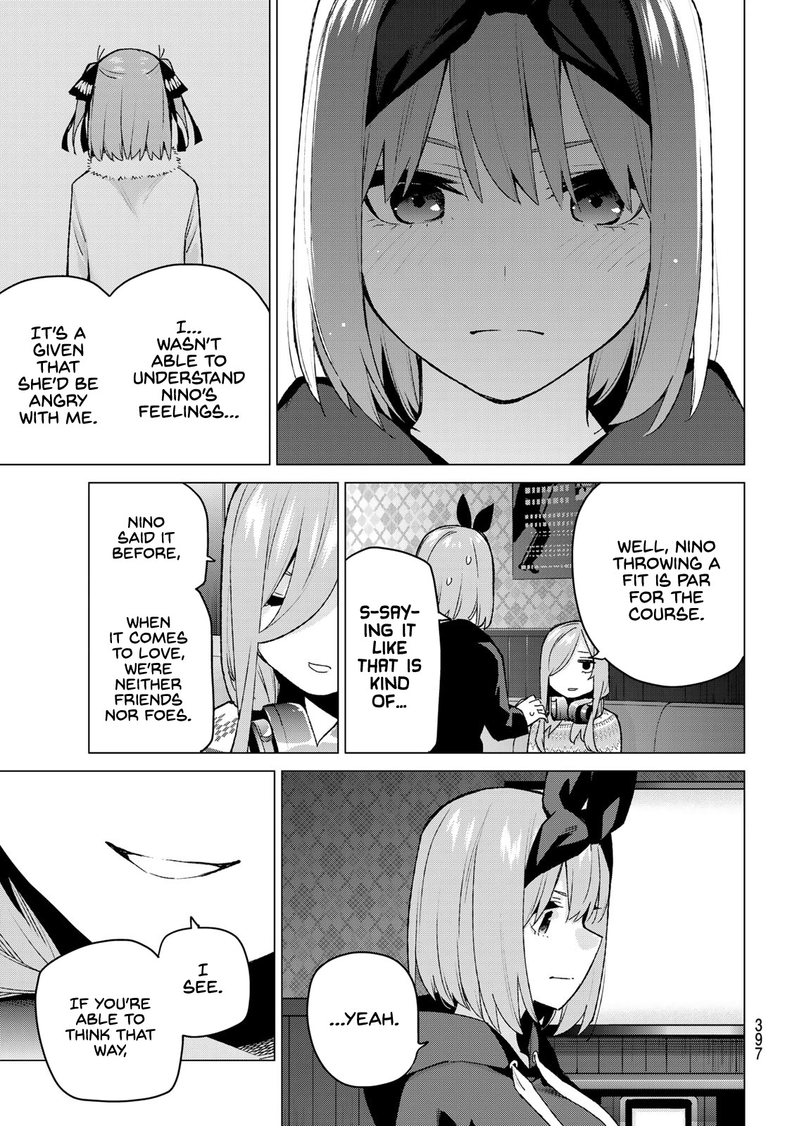 Go-Toubun no Hanayome Chapter 116 page 11 - Chapter 116: Five Hours, One Room