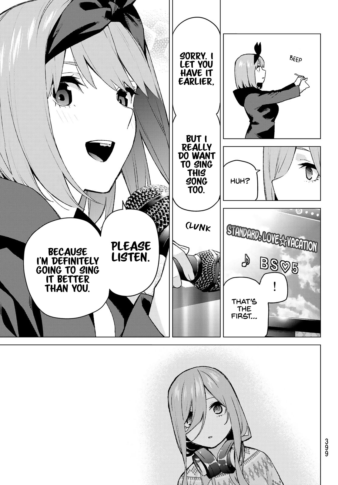Go-Toubun no Hanayome Chapter 116 page 13 - Chapter 116: Five Hours, One Room