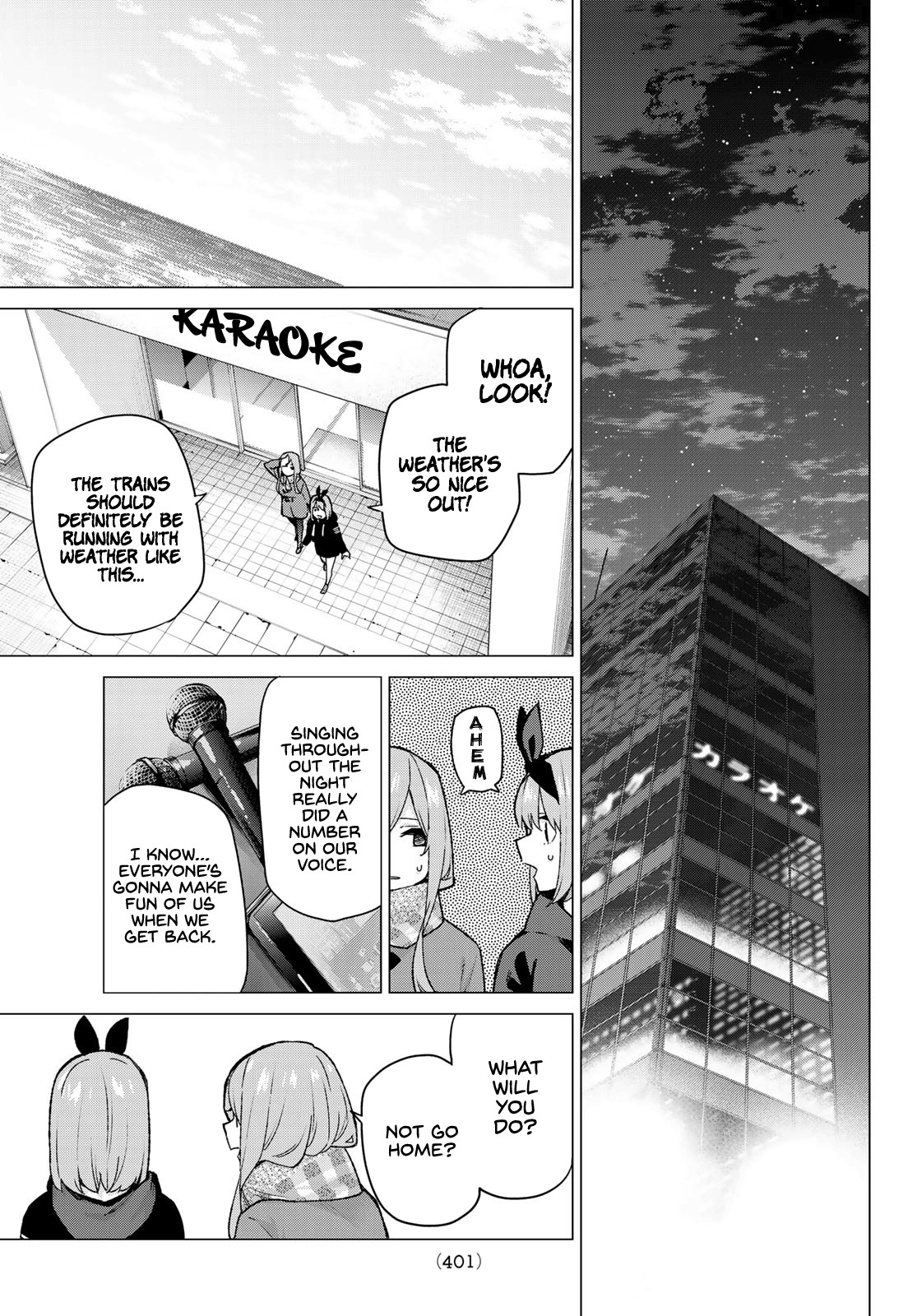 Go-Toubun no Hanayome Chapter 116 page 15 - Chapter 116: Five Hours, One Room