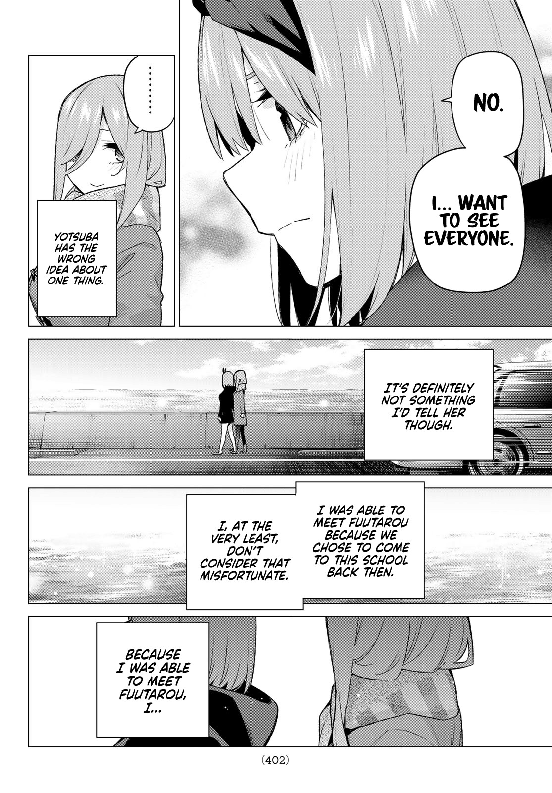 Go-Toubun no Hanayome Chapter 116 page 16 - Chapter 116: Five Hours, One Room