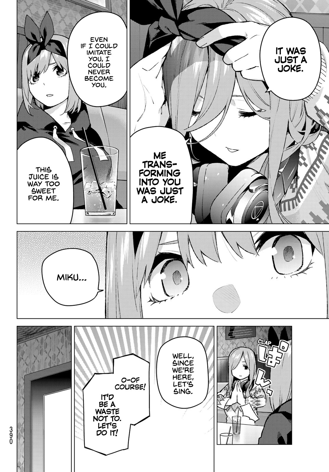 Go-Toubun no Hanayome Chapter 116 page 4 - Chapter 116: Five Hours, One Room