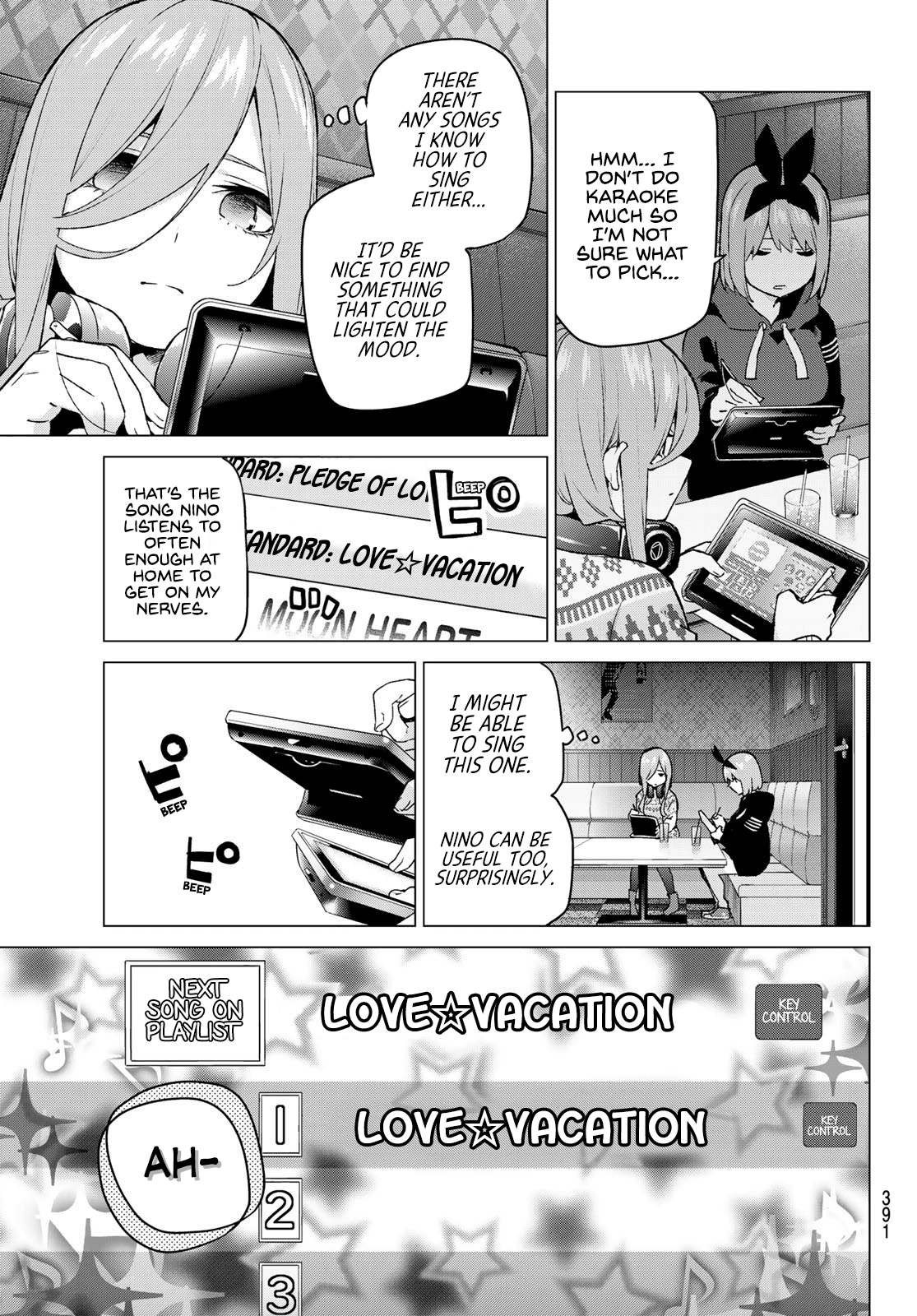 Go-Toubun no Hanayome Chapter 116 page 5 - Chapter 116: Five Hours, One Room