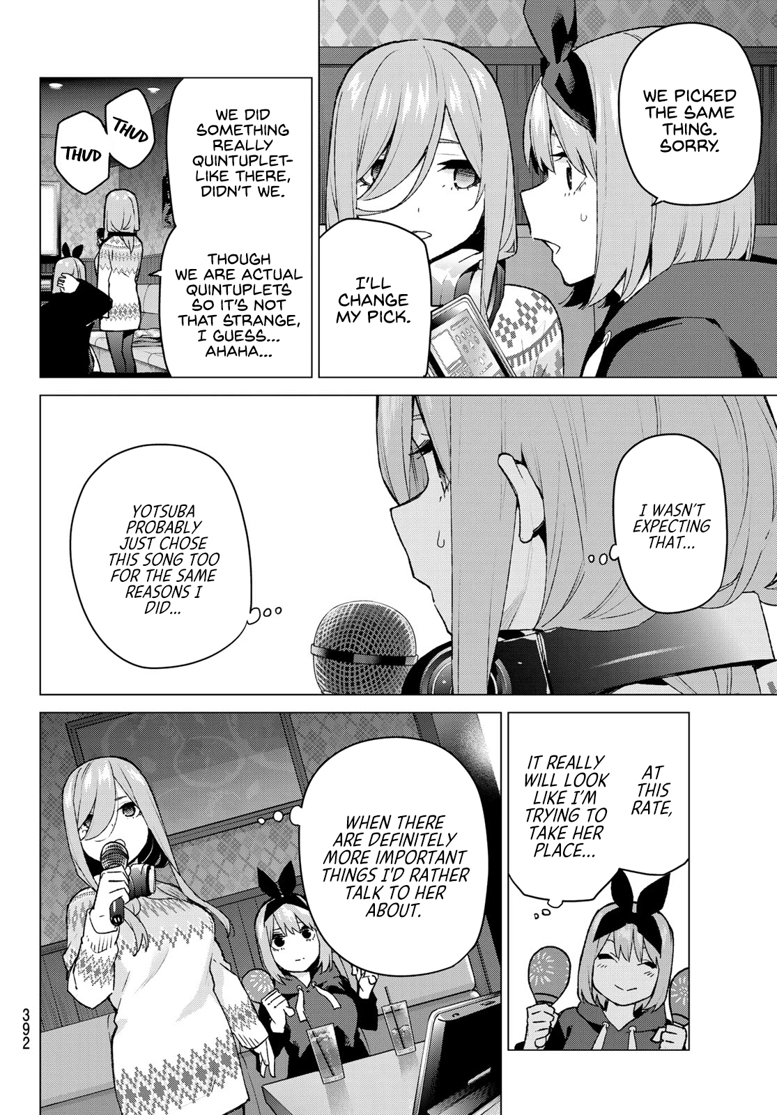 Go-Toubun no Hanayome Chapter 116 page 6 - Chapter 116: Five Hours, One Room