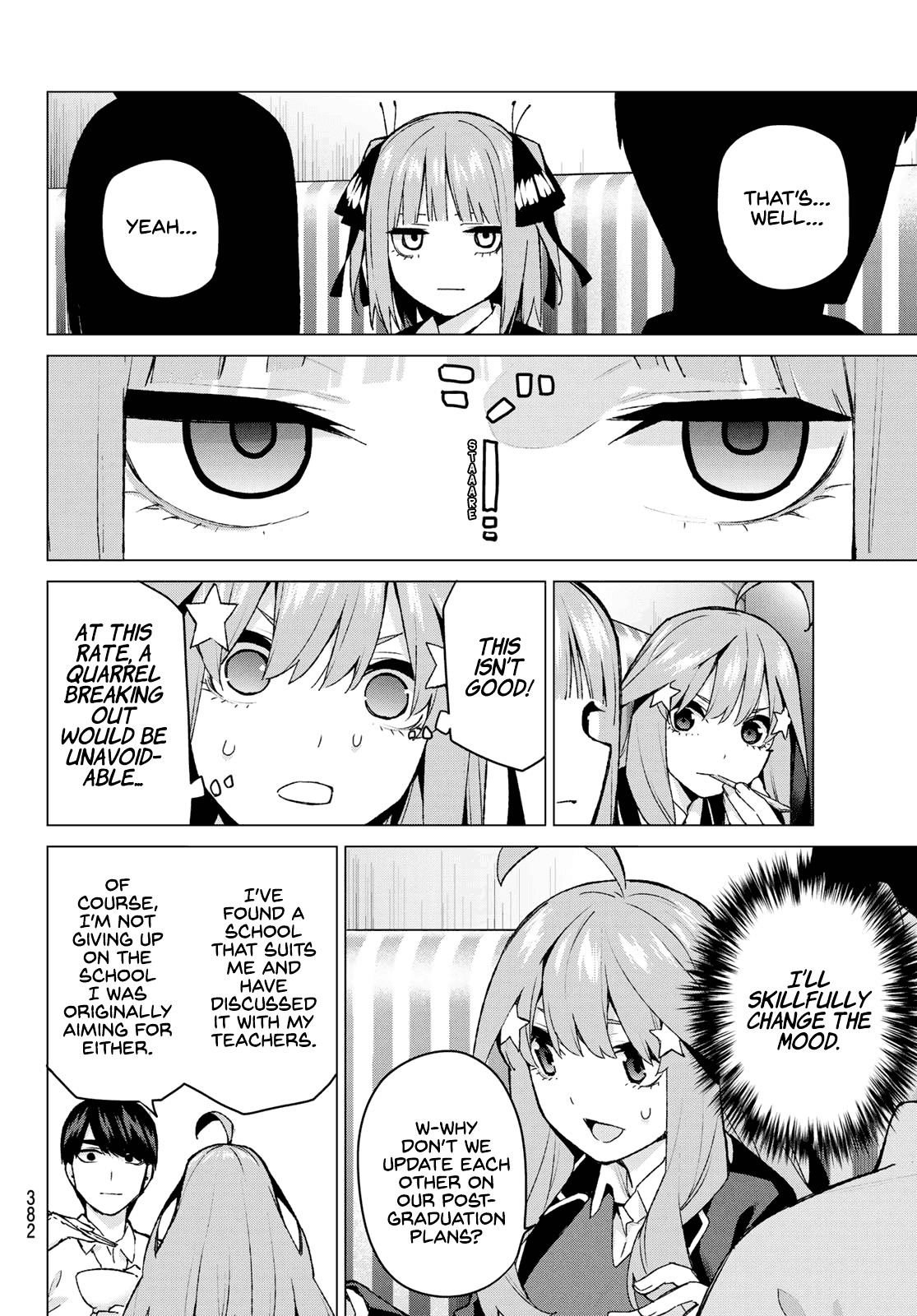 Go-Toubun no Hanayome Chapter 117 page 10 - Chapter 117: Five-Alarm Confusion Lunch