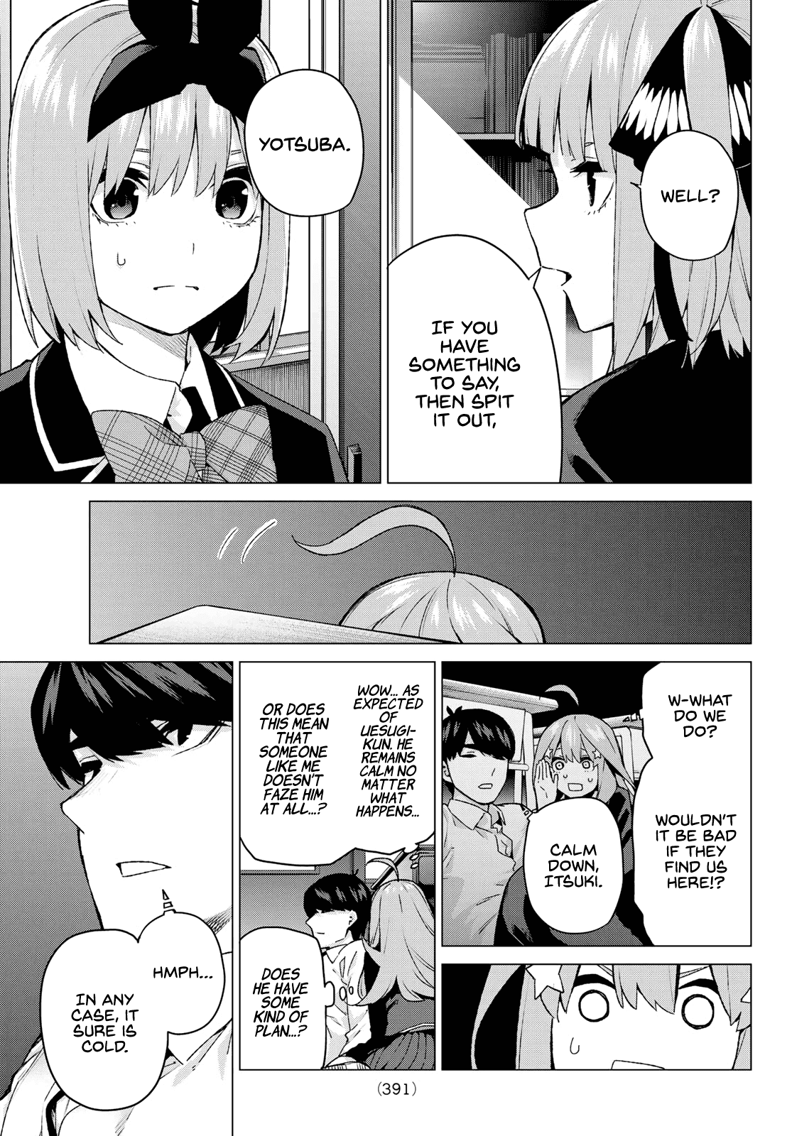 Go-Toubun no Hanayome Chapter 117 page 19 - Chapter 117: Five-Alarm Confusion Lunch