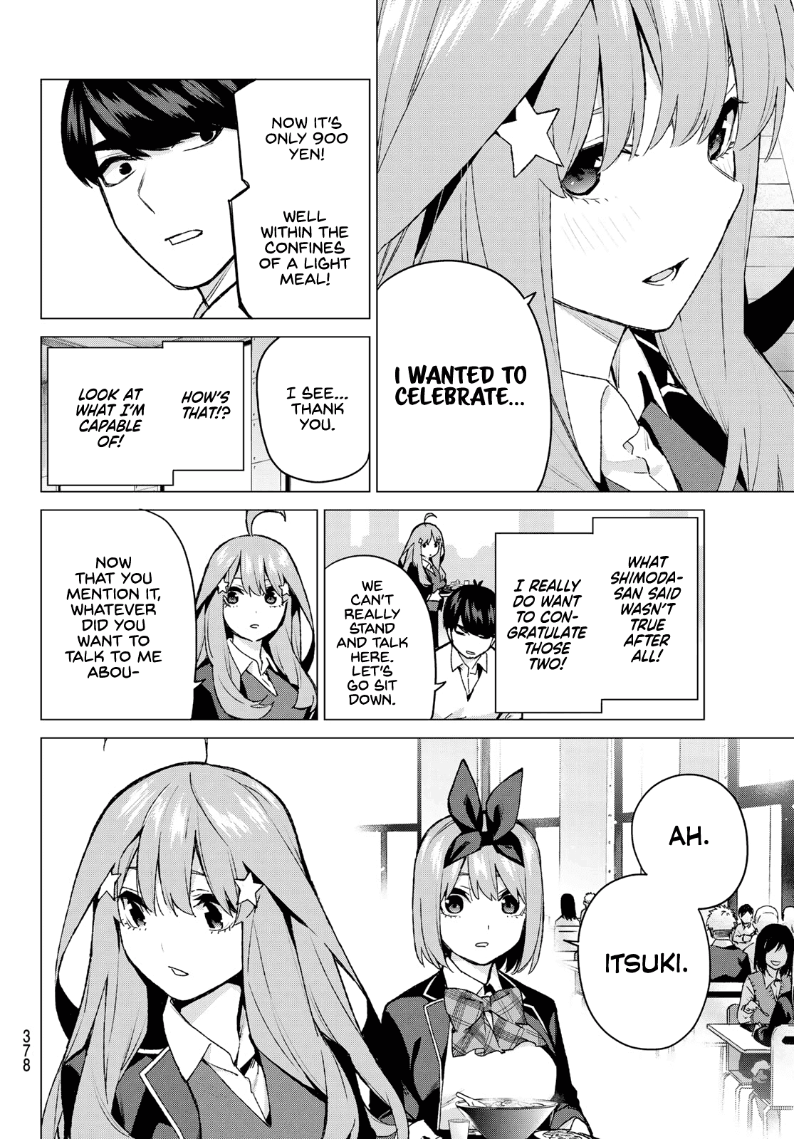 Go-Toubun no Hanayome Chapter 117 page 6 - Chapter 117: Five-Alarm Confusion Lunch