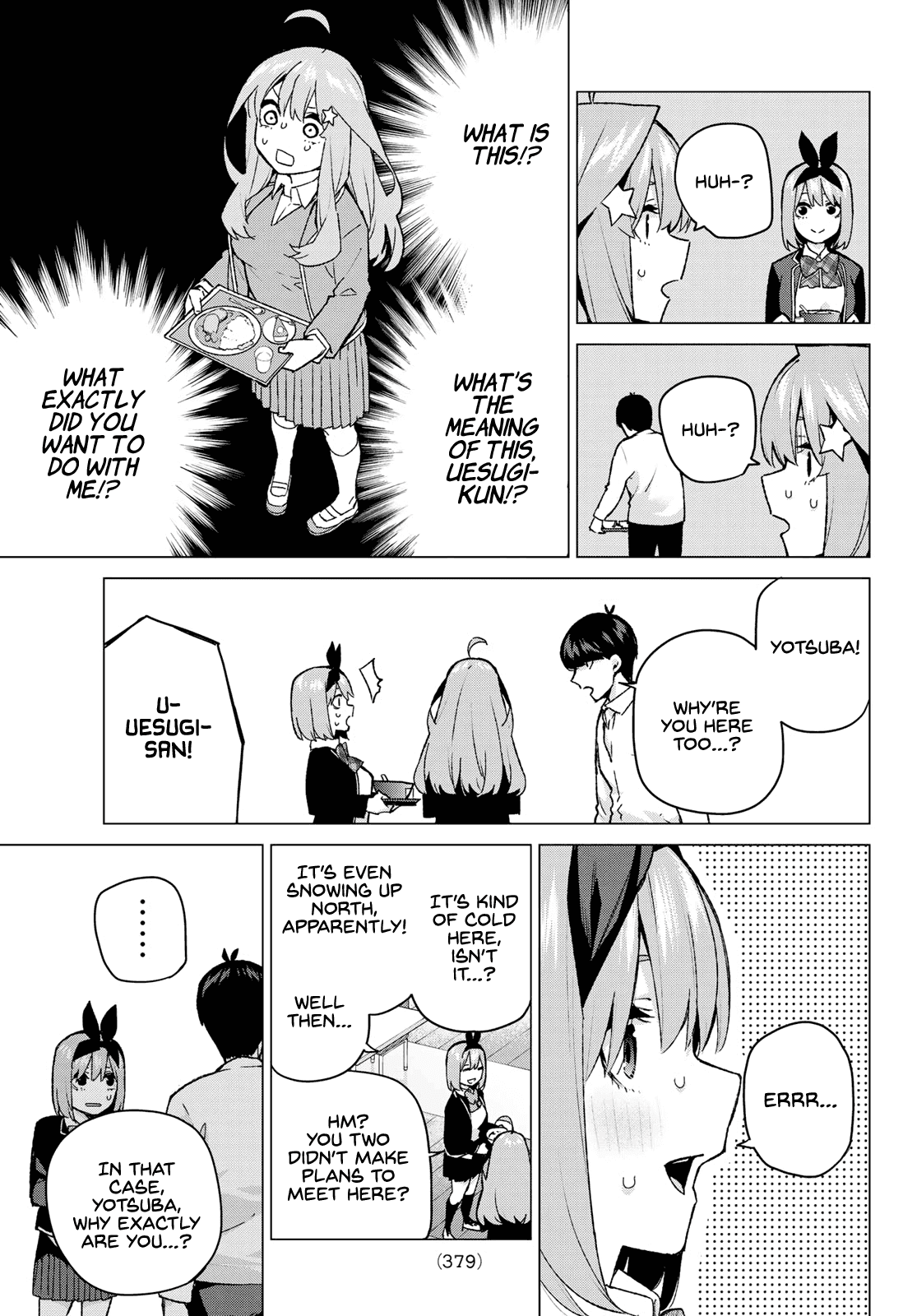 Go-Toubun no Hanayome Chapter 117 page 7 - Chapter 117: Five-Alarm Confusion Lunch