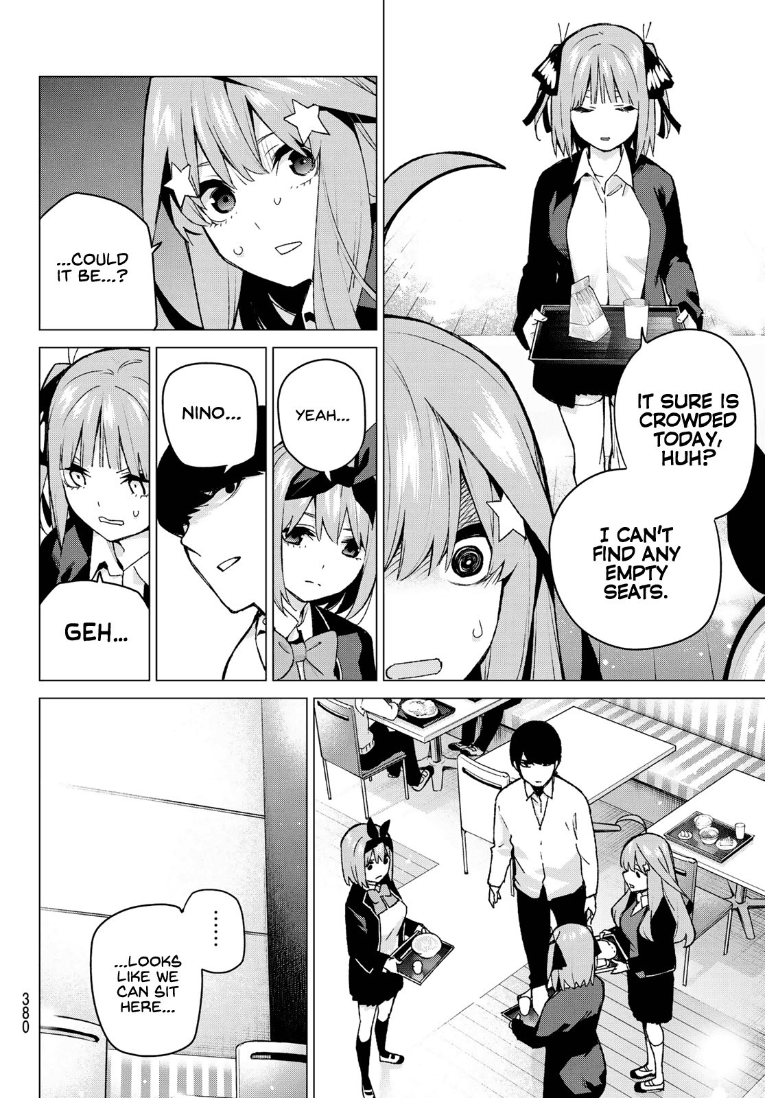Go-Toubun no Hanayome Chapter 117 page 8 - Chapter 117: Five-Alarm Confusion Lunch