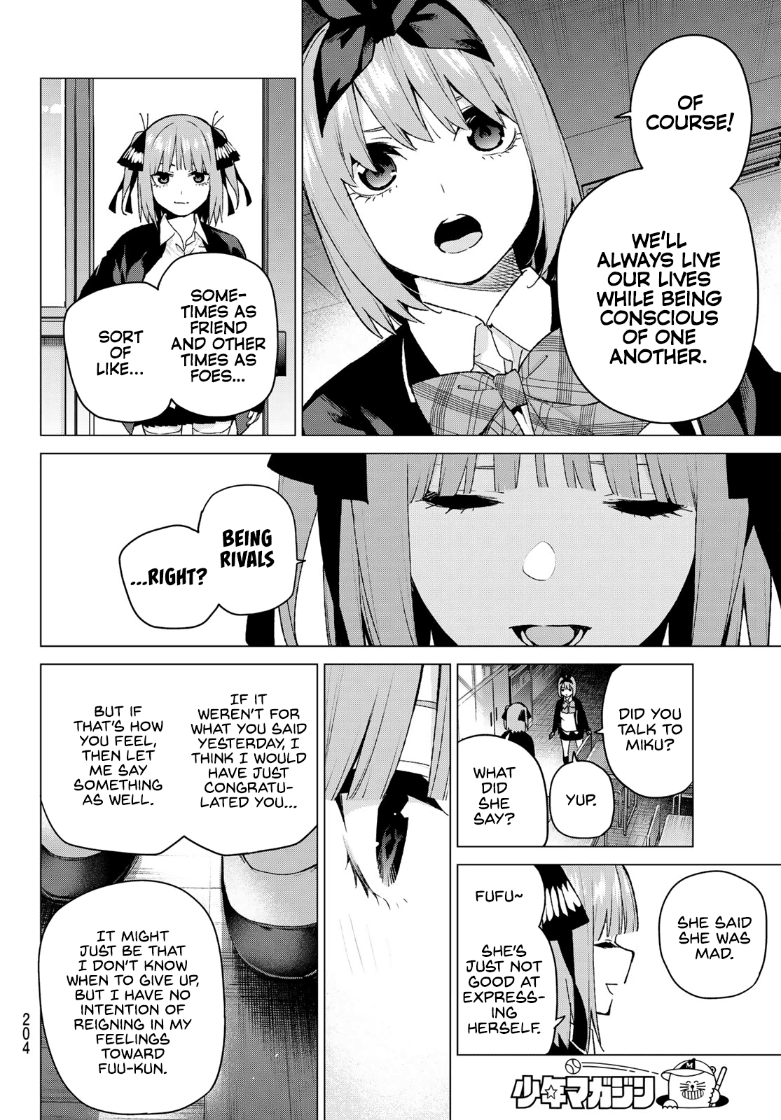 Go-Toubun no Hanayome Chapter 118 page 11 - Chapter 118: Itsuki's Recollections