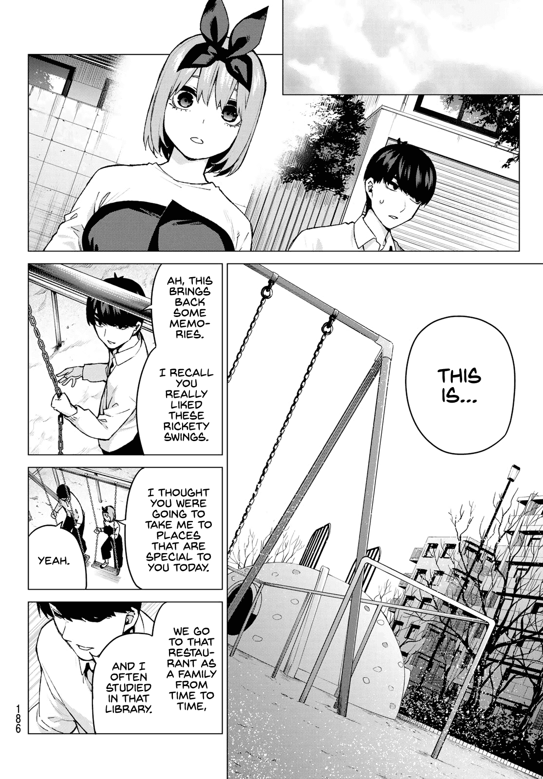 Go-Toubun no Hanayome Chapter 119 page 10 - Chapter 119: Five-Star Tour