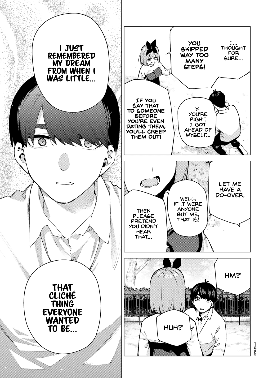 Go-Toubun no Hanayome Chapter 119 page 17 - Chapter 119: Five-Star Tour