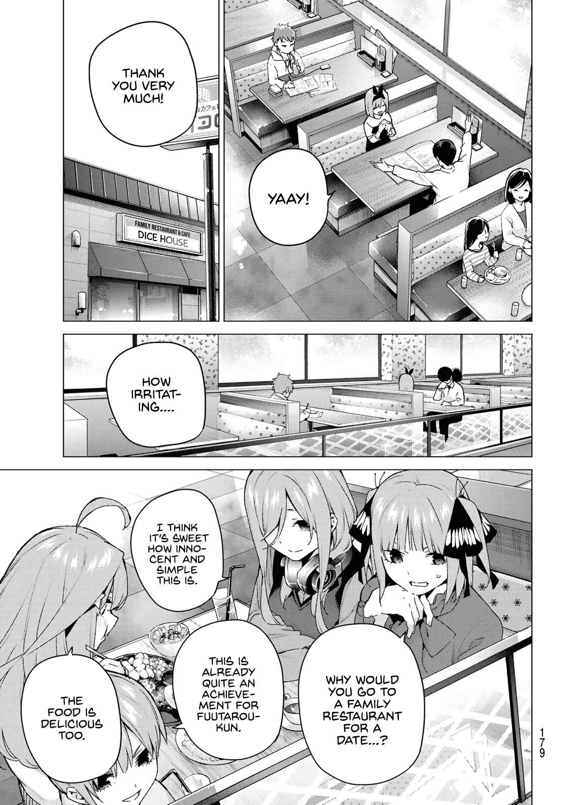 Go-Toubun no Hanayome Chapter 119 page 3 - Chapter 119: Five-Star Tour
