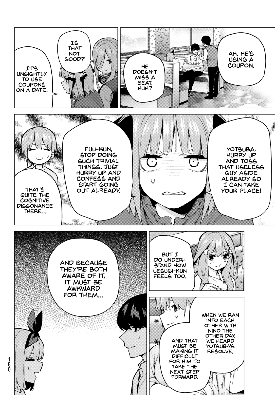 Go-Toubun no Hanayome Chapter 119 page 4 - Chapter 119: Five-Star Tour