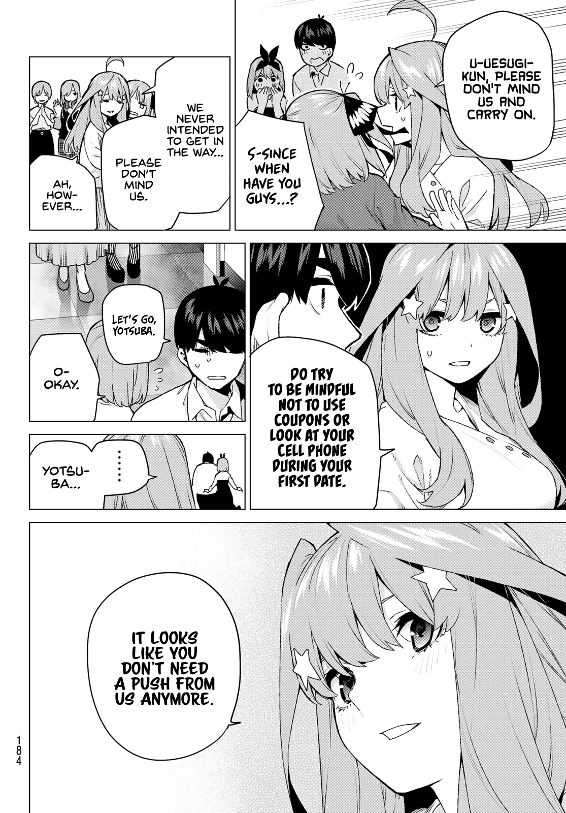 Go-Toubun no Hanayome Chapter 119 page 8 - Chapter 119: Five-Star Tour