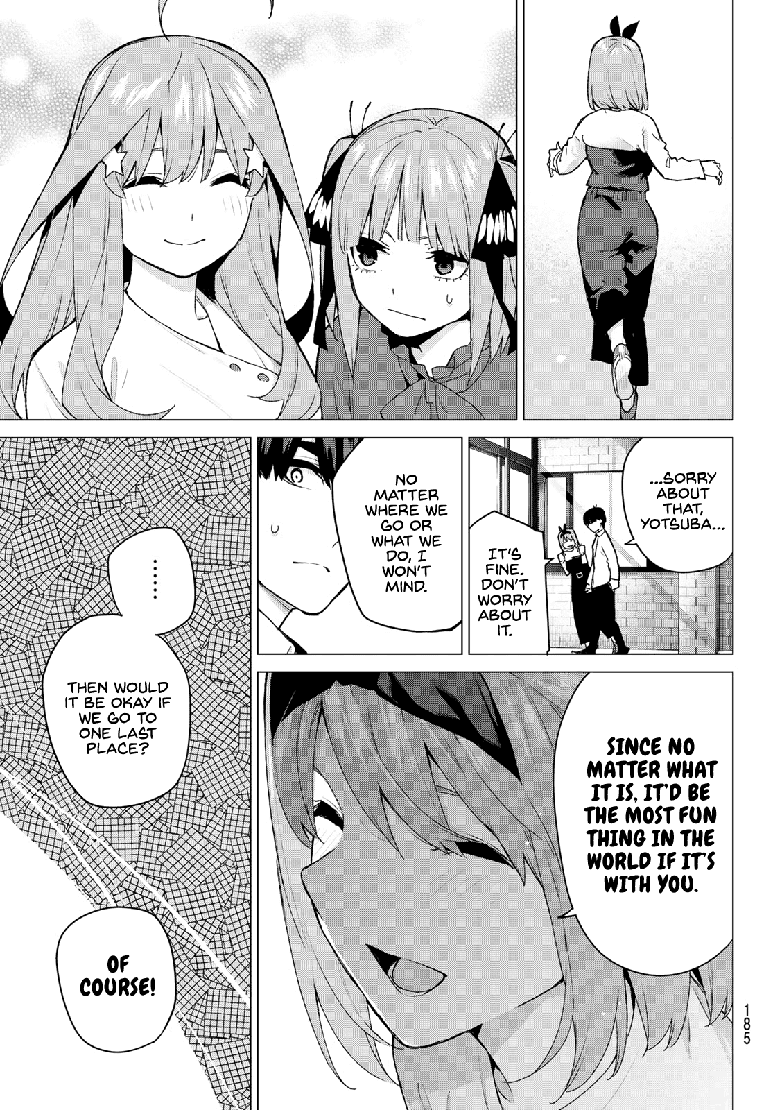 Go-Toubun no Hanayome Chapter 119 page 9 - Chapter 119: Five-Star Tour