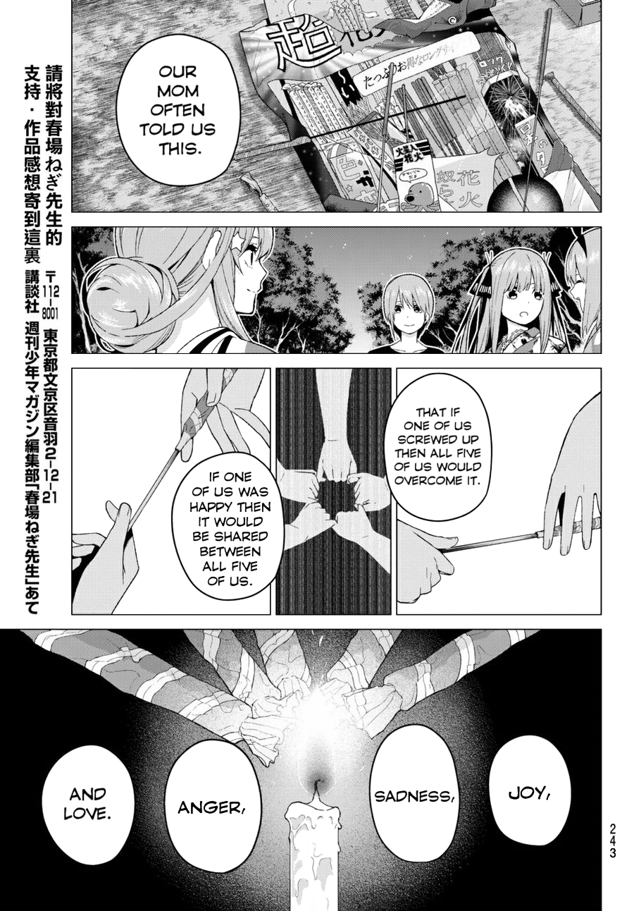Go-Toubun no Hanayome Chapter 12 page 9 - Chapter 12: Today, Rest [HQ]