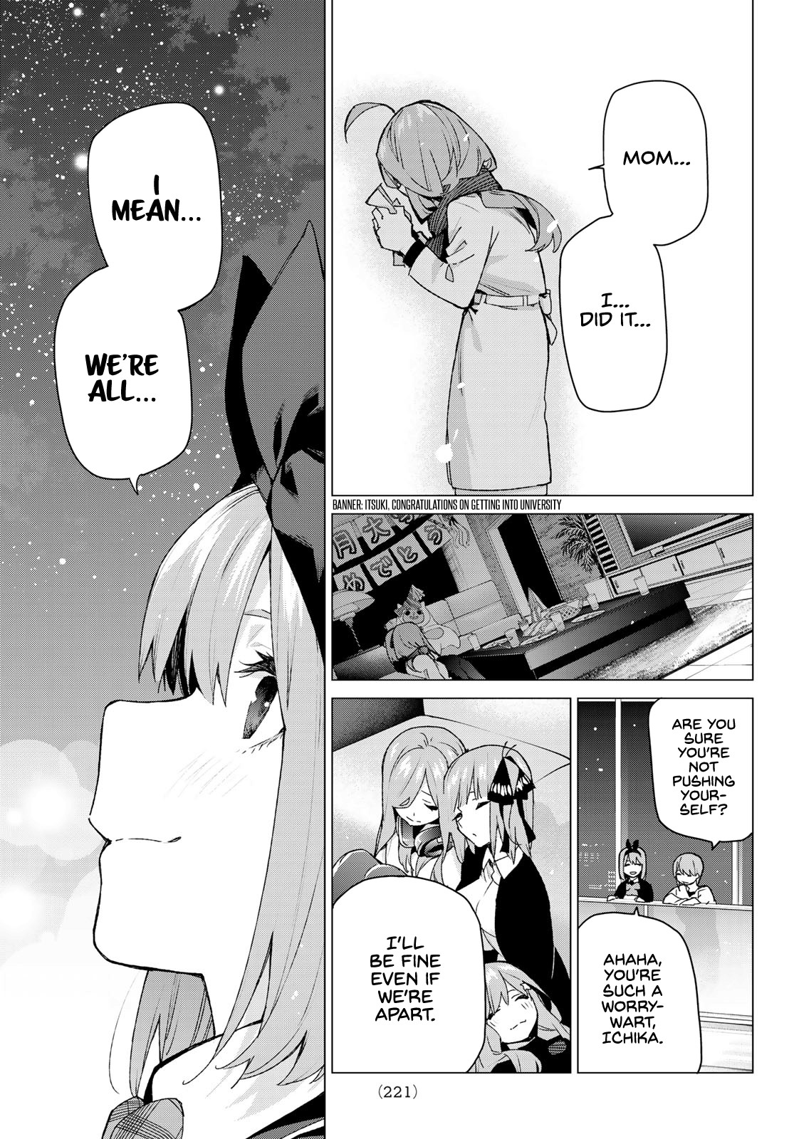 Go-Toubun no Hanayome Chapter 120 page 14 - Chapter 120: Five Years Ago, On a Certain Day