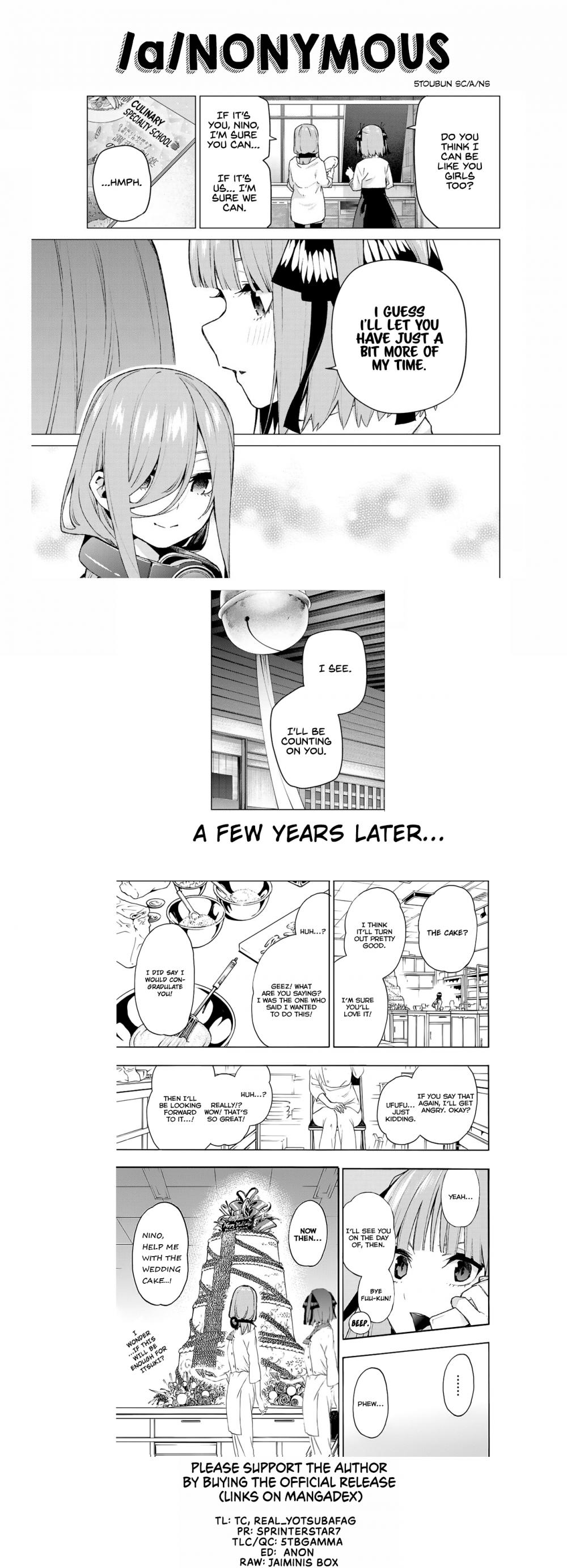 Go-Toubun no Hanayome Chapter 120 page 19 - Chapter 120: Five Years Ago, On a Certain Day