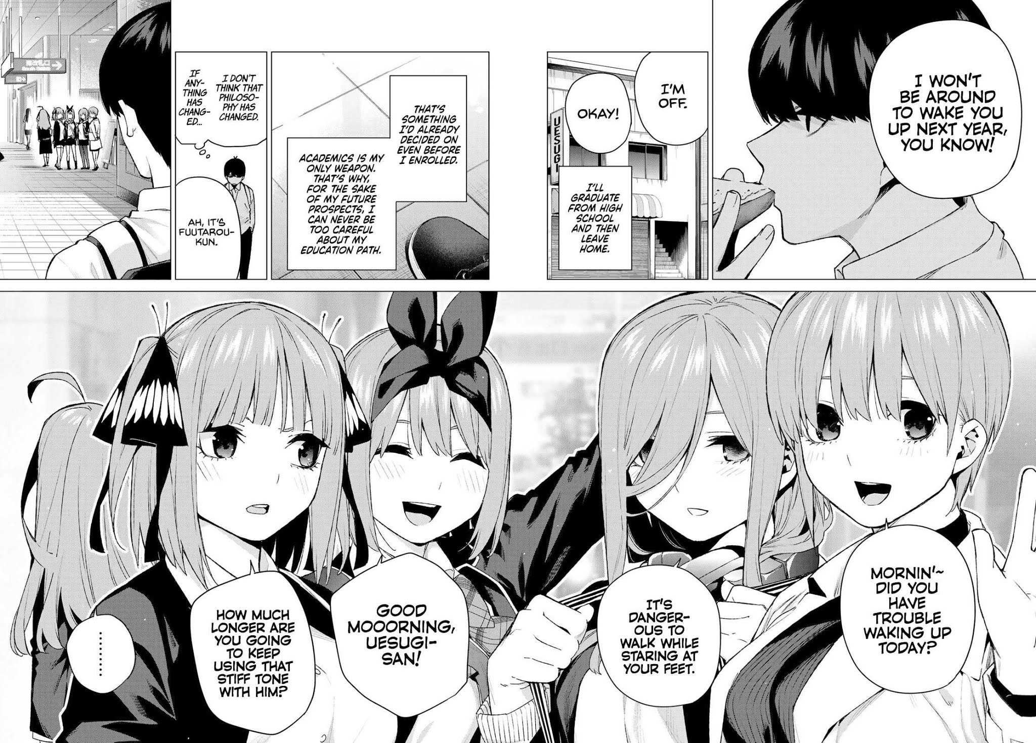 Go-Toubun no Hanayome Chapter 120 page 2 - Chapter 120: Five Years Ago, On a Certain Day