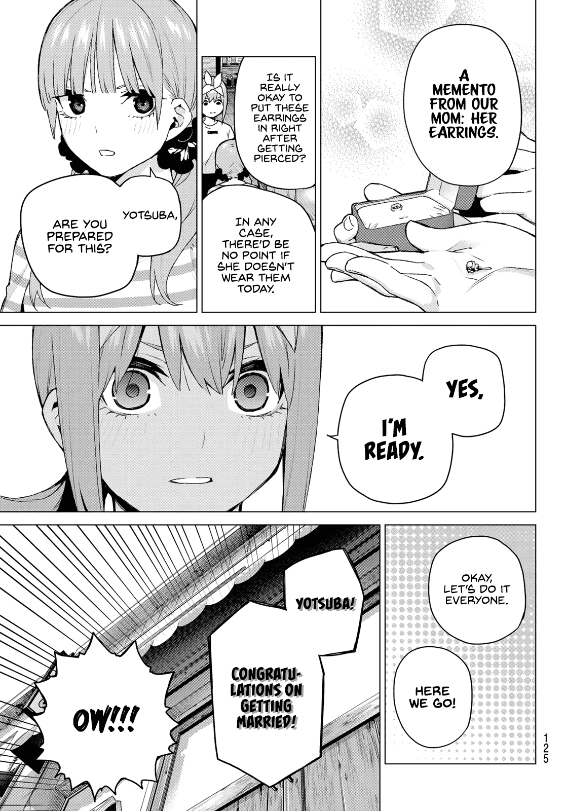 Go-Toubun no Hanayome Chapter 121 page 11 - Chapter 121: A One in Five Chance