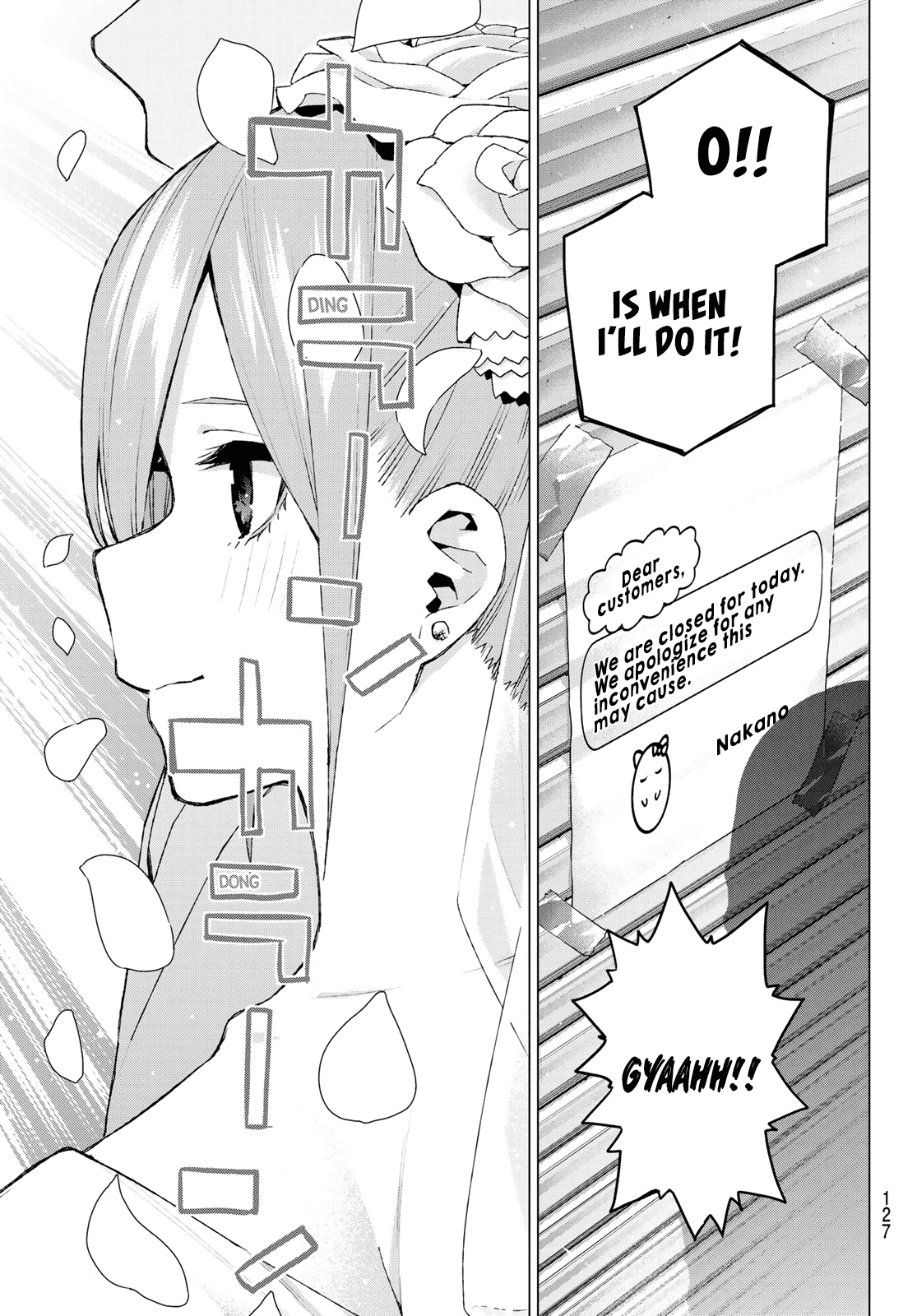 Go-Toubun no Hanayome Chapter 121 page 13 - Chapter 121: A One in Five Chance