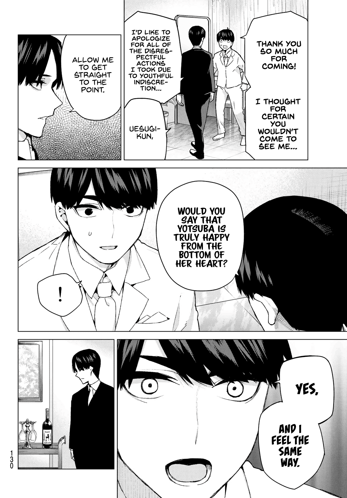 Go-Toubun no Hanayome Chapter 121 page 16 - Chapter 121: A One in Five Chance