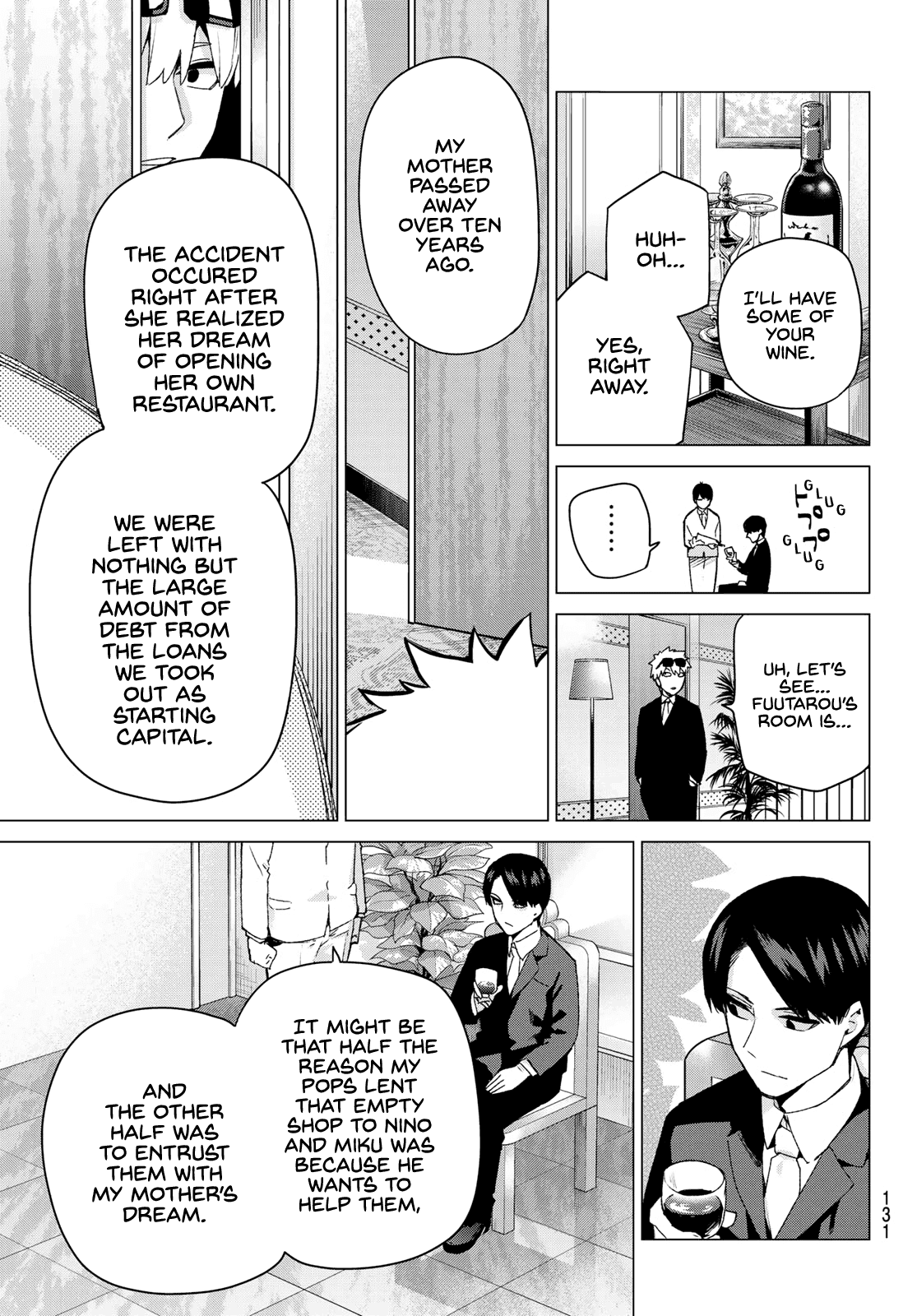 Go-Toubun no Hanayome Chapter 121 page 17 - Chapter 121: A One in Five Chance