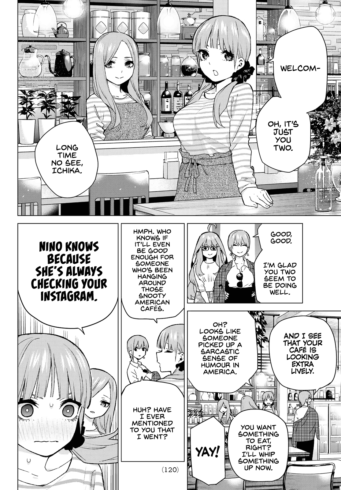Go-Toubun no Hanayome Chapter 121 page 6 - Chapter 121: A One in Five Chance