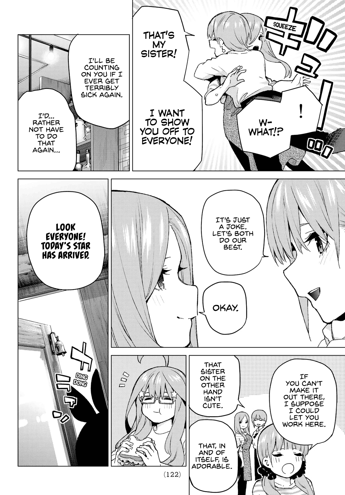 Go-Toubun no Hanayome Chapter 121 page 8 - Chapter 121: A One in Five Chance