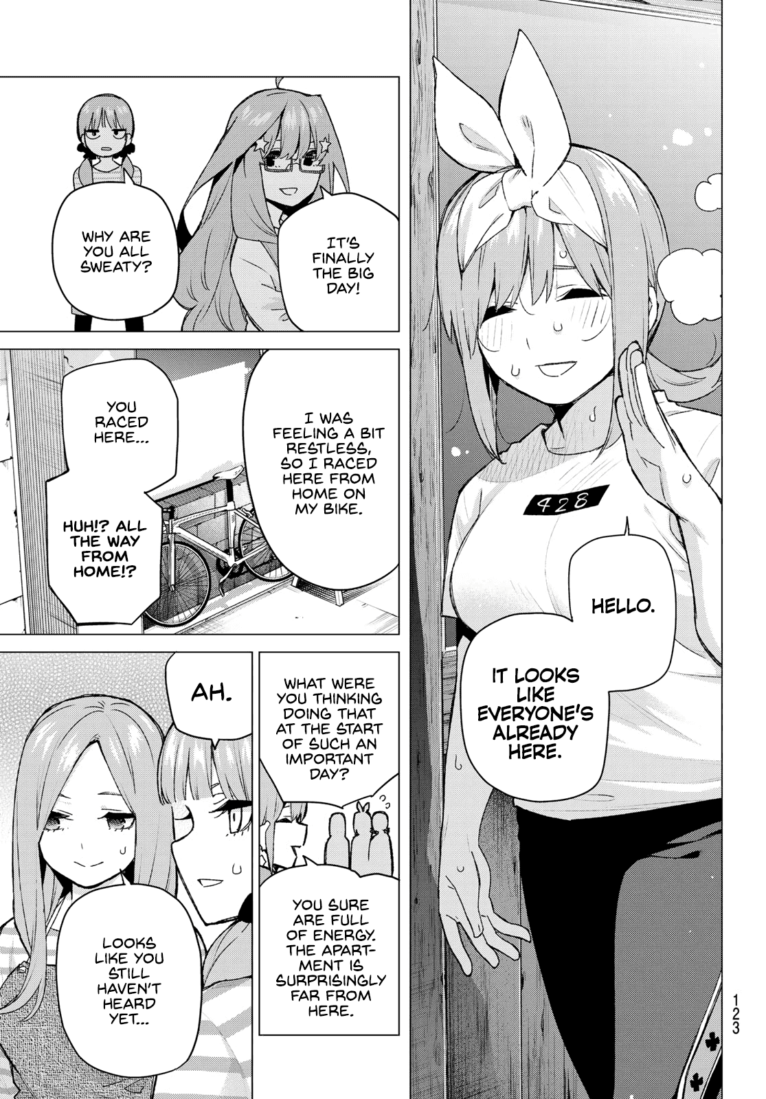 Go-Toubun no Hanayome Chapter 121 page 9 - Chapter 121: A One in Five Chance