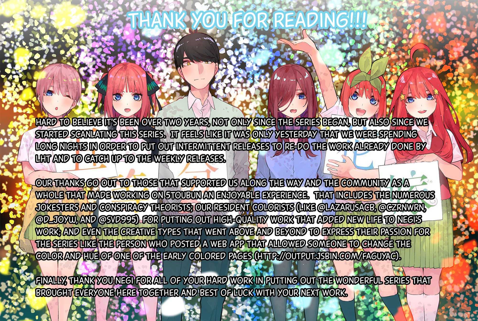 Go-Toubun no Hanayome Chapter 122 page 35 - Chapter 122: The Five-Part Bride [END]